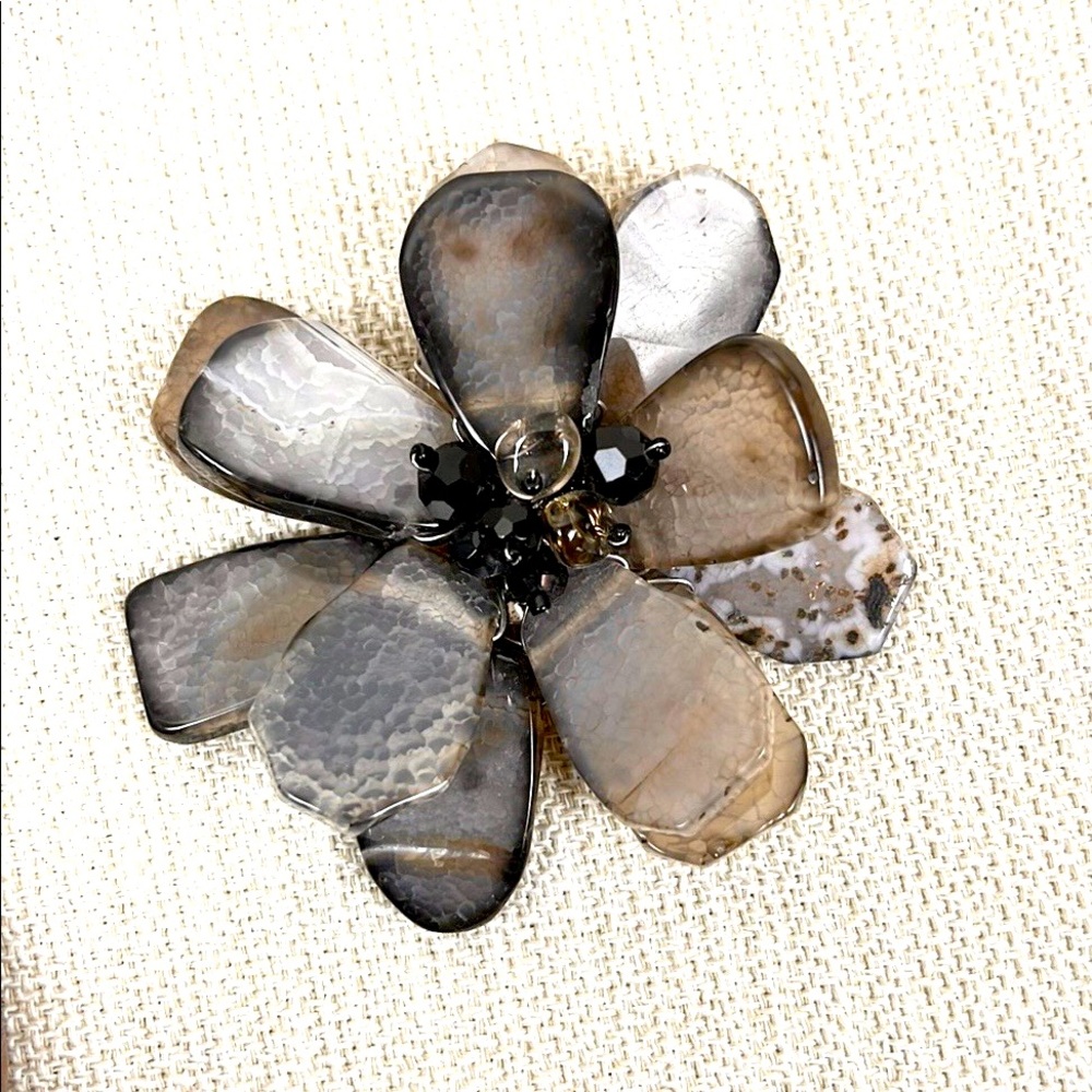 Agate Brooch